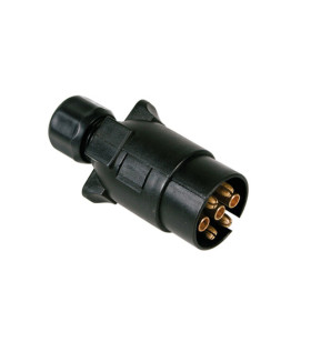 7-pole plug, self-locking closure