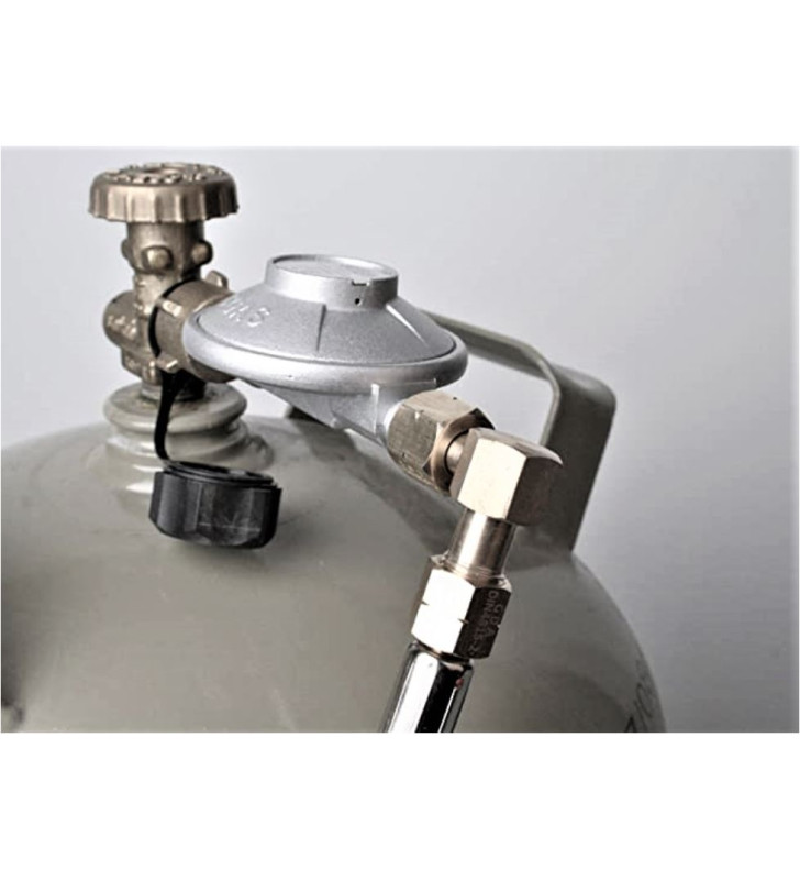 Raccordo ad angolo girevole 1/4"M - 1/4" F...