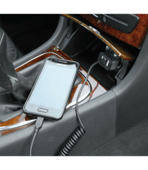 DOUBLE SLIM USB-EVO SOCKET MICRO USB CHARGING CABLE