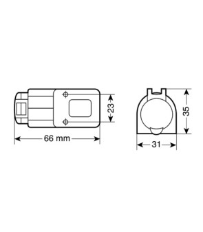 DIN 12 / 24V EXT-5 POWER SOCKET