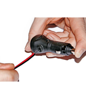 PIN 12 / 24V WITH CABLE 90 DEGREES