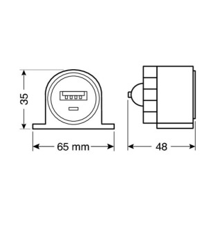 PRISE USB UNIVERSELLE 12 / 24V