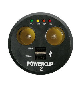 MULTIPLAYER AND BATTERY TESTER POWER CUP 2 "3IN1 12V... 2