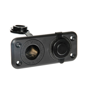 SERIEEXT2 "PRISE DOUBLE ÉTANCHE 12/24V"