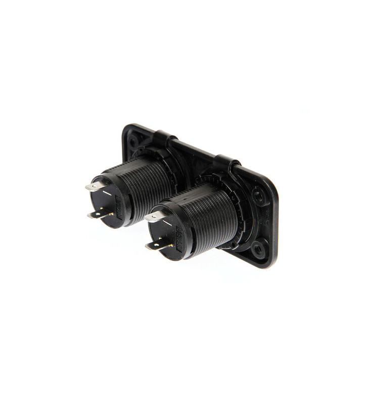 SERIEEXT2 "WATERPROOF DOUBLE SOCKET 12 / 24V"