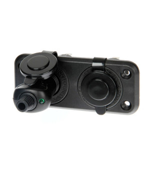 SERIEEXT2 "PRISE DOUBLE ÉTANCHE 12/24V"