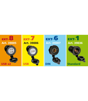 BOÎTIER DOUBLE POUR PRISES SÉRIE EXT