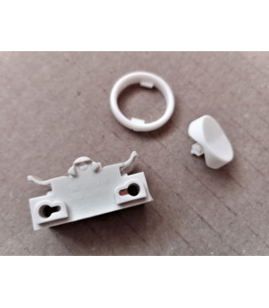 LAGUNA - Interrupteur LUNETTE blanc