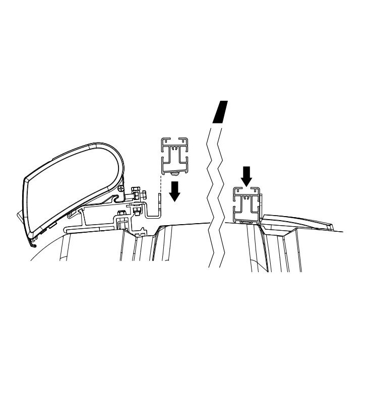 Conversion Kit for Thule Luggage Carrier