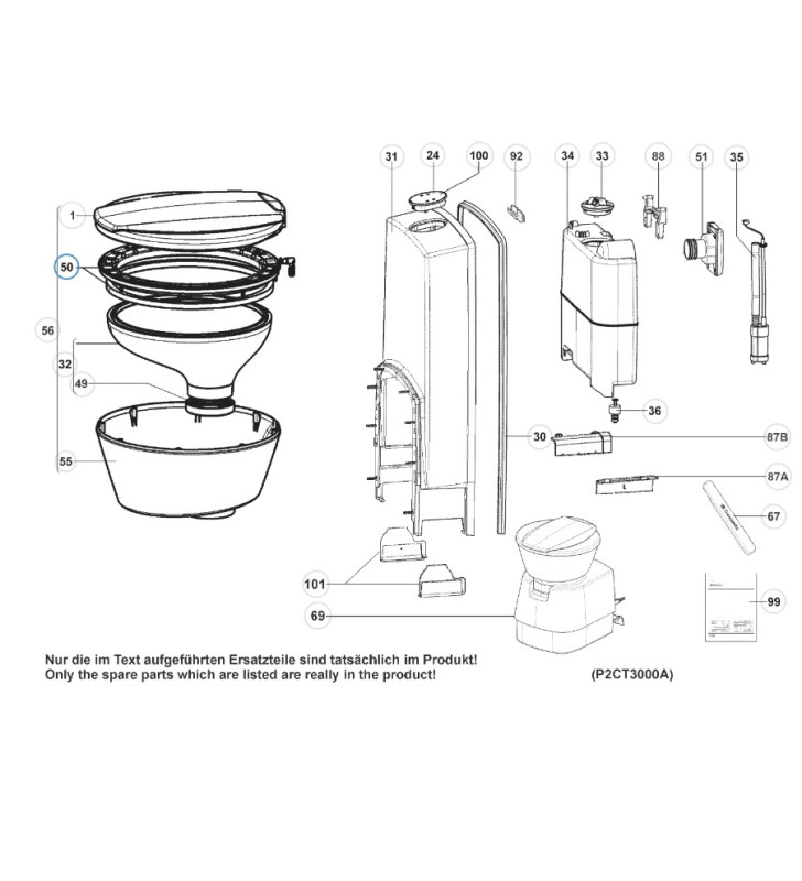 KIT CERAMIC COVER USER MANUAL CTS3110 DOMETIC...