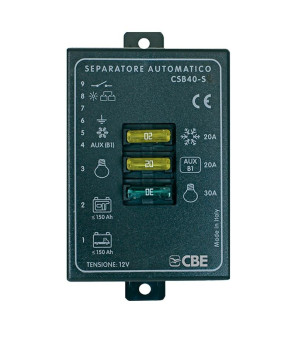 Automatic battery separator CSB 40-SP with power from the 402744 alternator