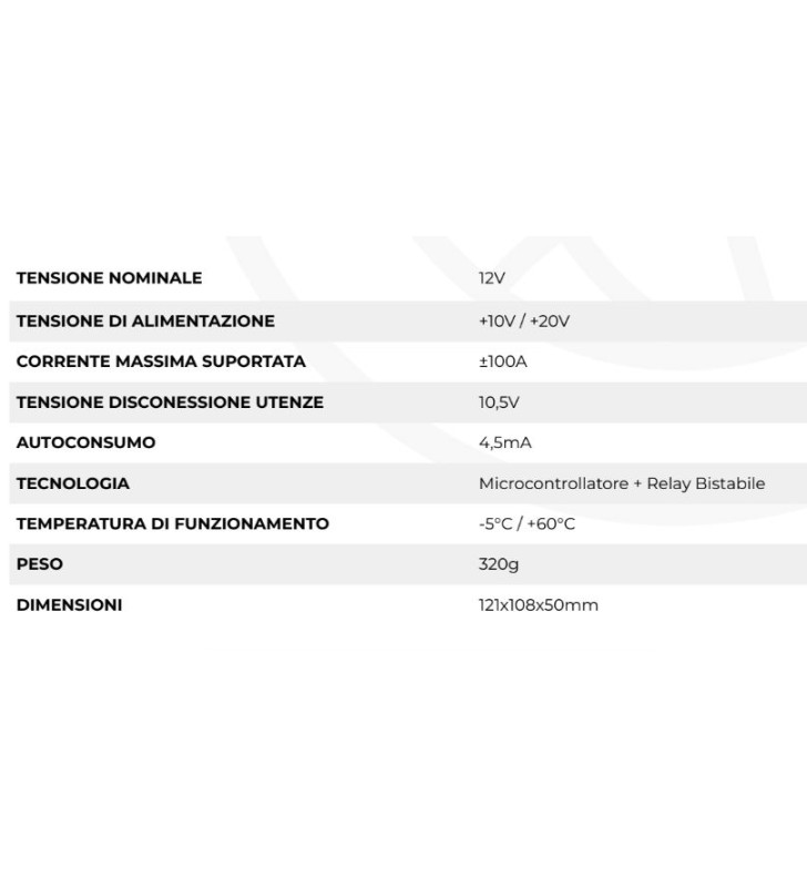 BATTERY SAVER BS 12-100 Coupe-batterie...
