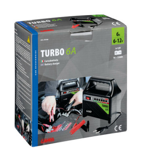 CHARGEUR DE BATTERIE LAMPA TURBO 6" - ROHS 6A - 12V"