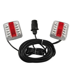 KIT SEGNALAZIONE 28 LED POSTERIORE MAGNETICO A LED