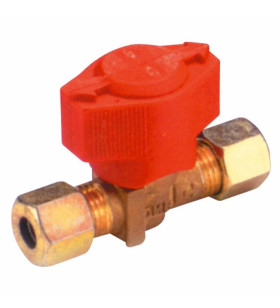 vALVOLA BICONO CON RACCORDI BICONO DA 8 MM