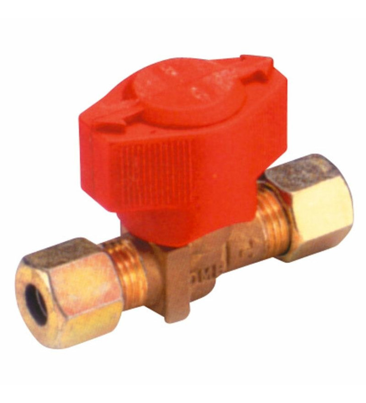 vALVOLA BICONO CON RACCORDI BICONO DA 8 MM