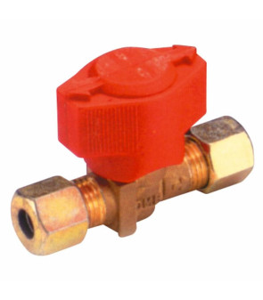 vALVOLA BICONO CON RACCORDI BICONO DA 8 MM