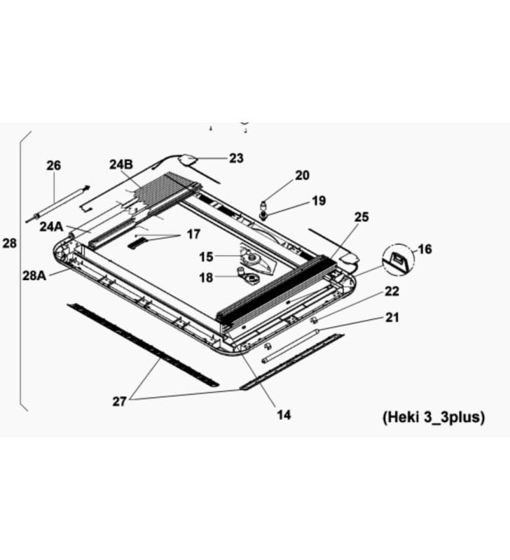Persiana completa DUETTE HEKI 3 DOMETIC