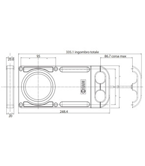 ZADI - Complete valve 3 inches female flange