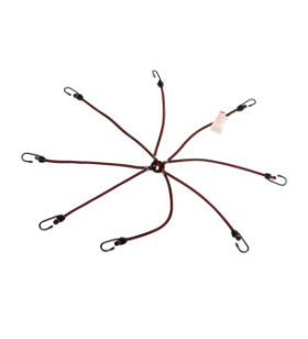 ELASTIC ROPE SPIDER 8 HOOKS SLIM 8MM
