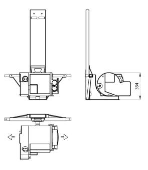 STRUTT ANC CINT X COMBI H 1265MM MM CON CORREAS AJUSTADAS