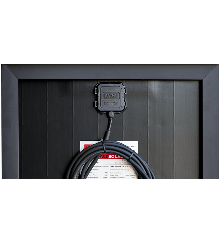 Mono solar panel 165W BLACK SOLAR NDS...