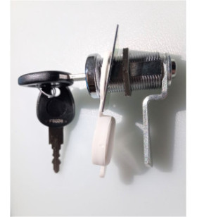 Locker lock 85 for white CABINET with NS keys