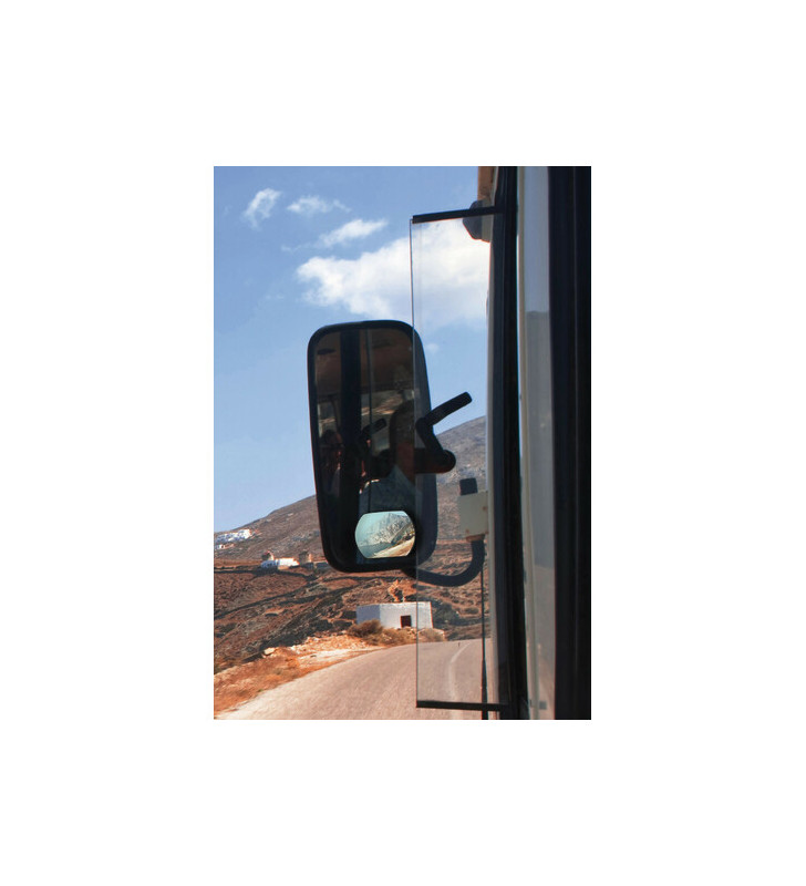 Adhesive convex mirror 10x14 cm