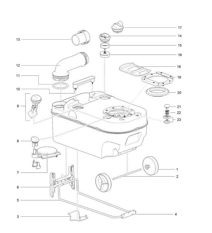 VALVOLA RICAMBIO CON SFIATO PER C220 - 2378806