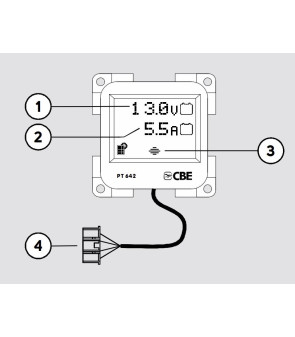Panel TEST CBE PT642 x reg. PRS300 grau TOUCH