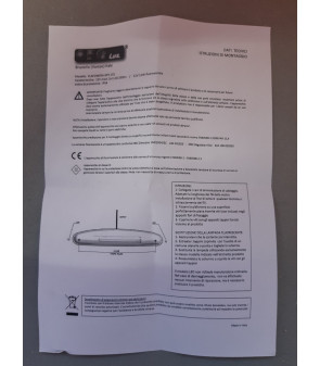 Plafón LED para exterior LUX 172 IP54 blanco