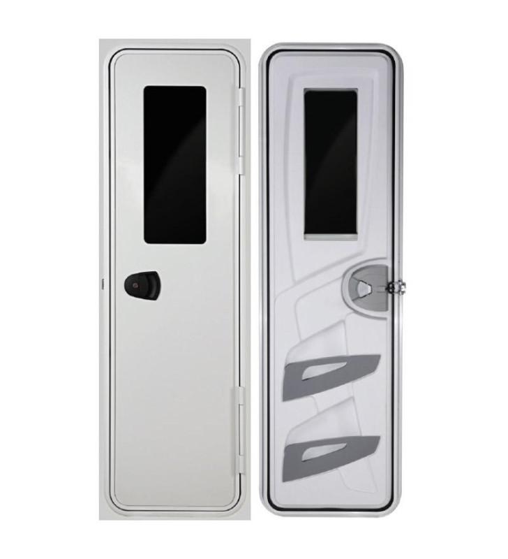 Complete door with window, internal panel,...