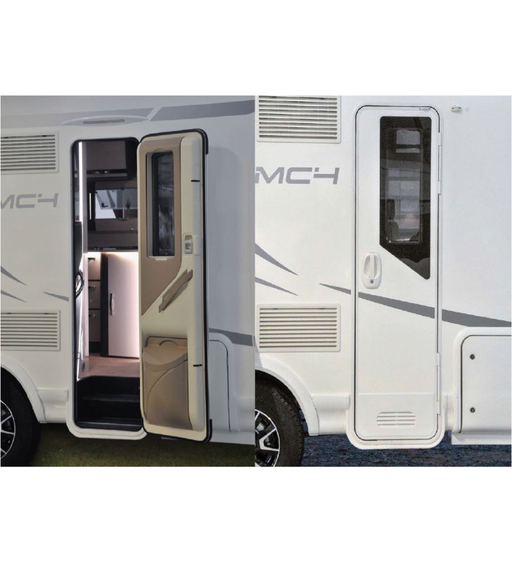 Puerta con ventana 1920 x 650 mm completa con...