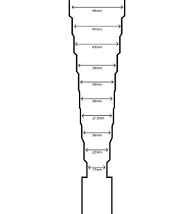 HABA Universal adapter for exhaust pipes 2
