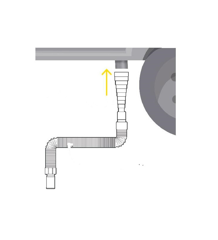 HABA Extendable wastewater hose