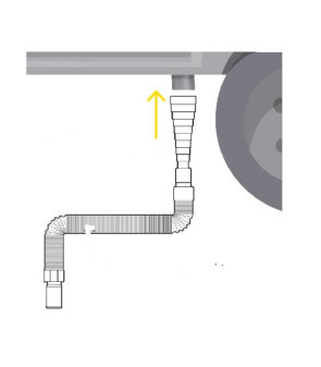 HABA Tubo estensibile per acque reflue