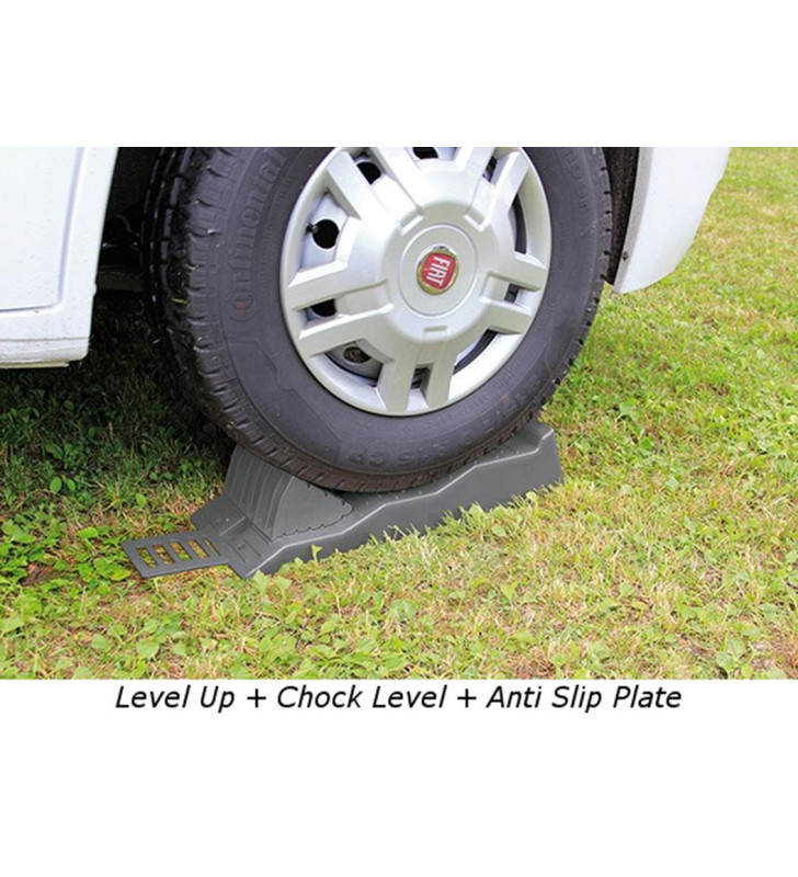 Placa Antideslizante Gris FLAME 2 uds.