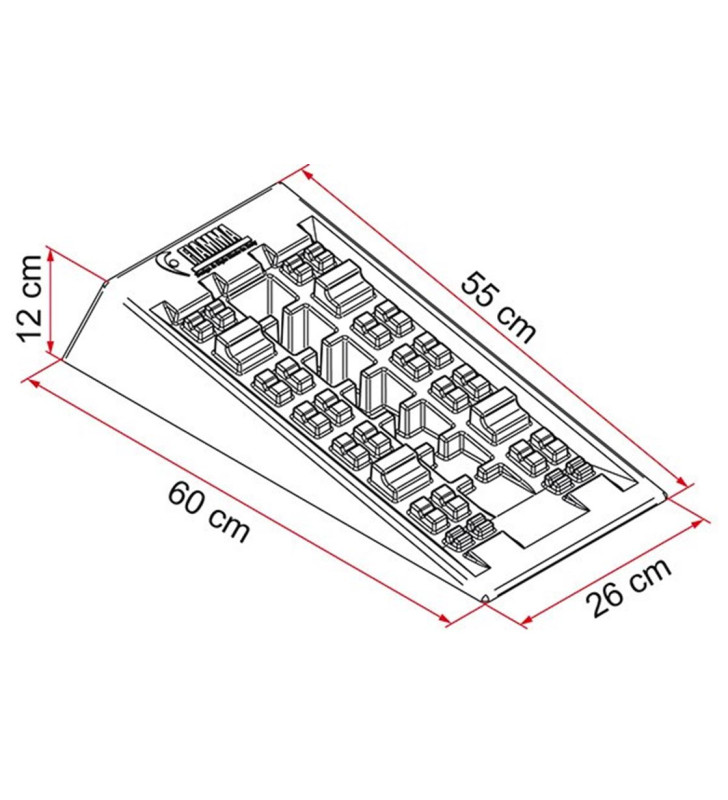 Level System Jumbo 12t x asse FIAMMA 2 pz. -...