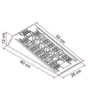 Level System Jumbo 12t x FIAMMA Achse 2 Stck.