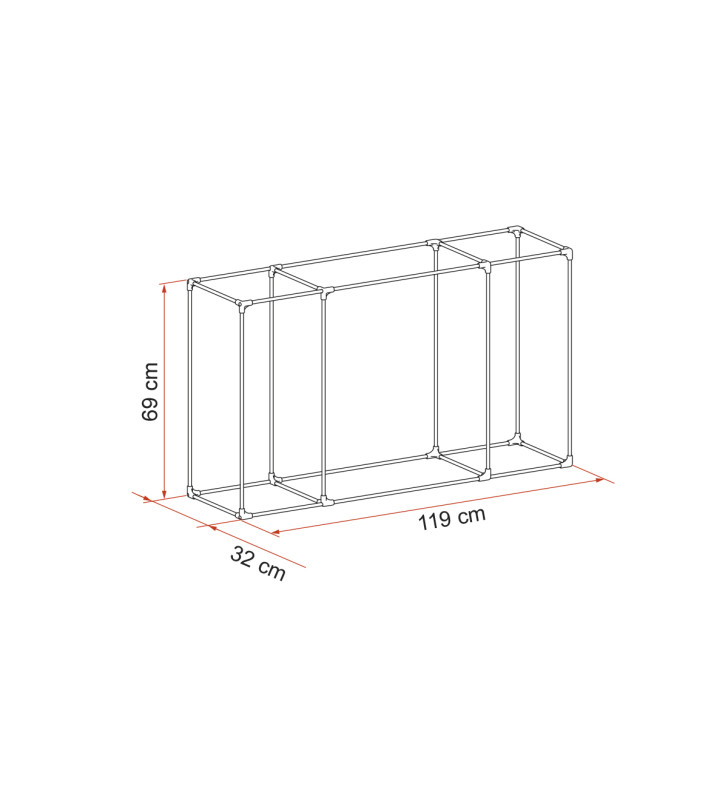 FRAME CARGO BACK KIT Hinterer Gepäckraum von...