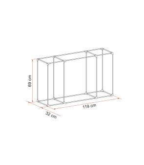FRAME CARGO BACK KIT FIAMMA rear luggage compartment
