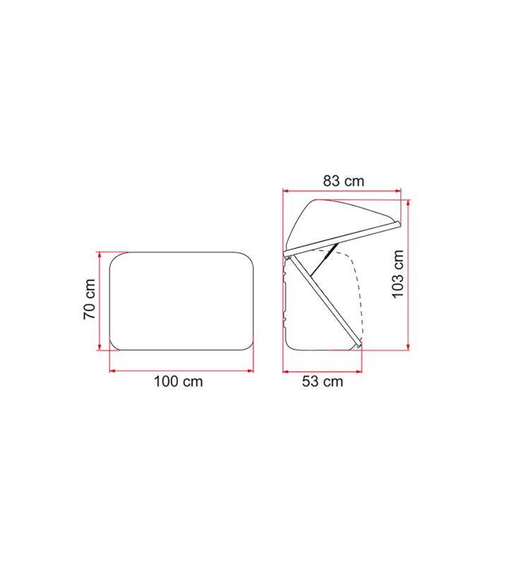 Bagagliera FIAMMA Ultra-Box 320 posteriore...