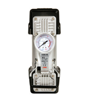 Compressore bicilindrico 12V 100 psi - 7 bar - 45 l/min - 200W