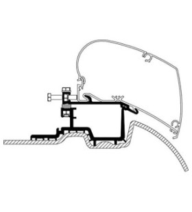Thule Adapter Mercedes Sprinter, VW Crafter ab 2006
