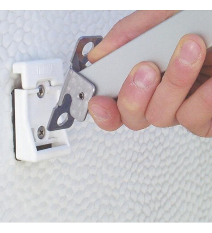 SUPPORTS MURAUX PLASTIQUE 2 pcs. FLAMME 98655-176.