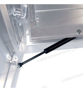 COPPIA di molle a gas 600-255-200 acciaio stelo Ø8 2