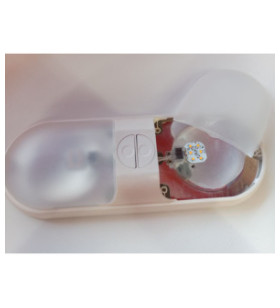 LAMPARA DE TECHO 70BIS LED 12V 300Lm WW 2XLV9 + INT. BLANCO 2