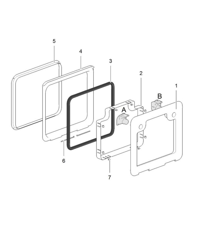 Guarnizione sportello SERVICE DOOR 3 THETFORD...