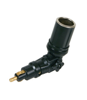 Adaptador de enchufe DIN 8A - toma de mechero plegable de 12V/24V