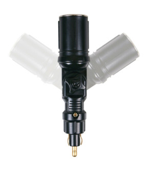 8A DIN plug adapter - foldable 12V/24V cigarette lighter socket